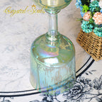 Crystal Soul Green Aurora Double-Headed Holy Chalice Alchemy Crystal Bowl