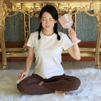 Crystal Soul Compact Size Classic Pink Holy Chalice Crystal Singing Bowl