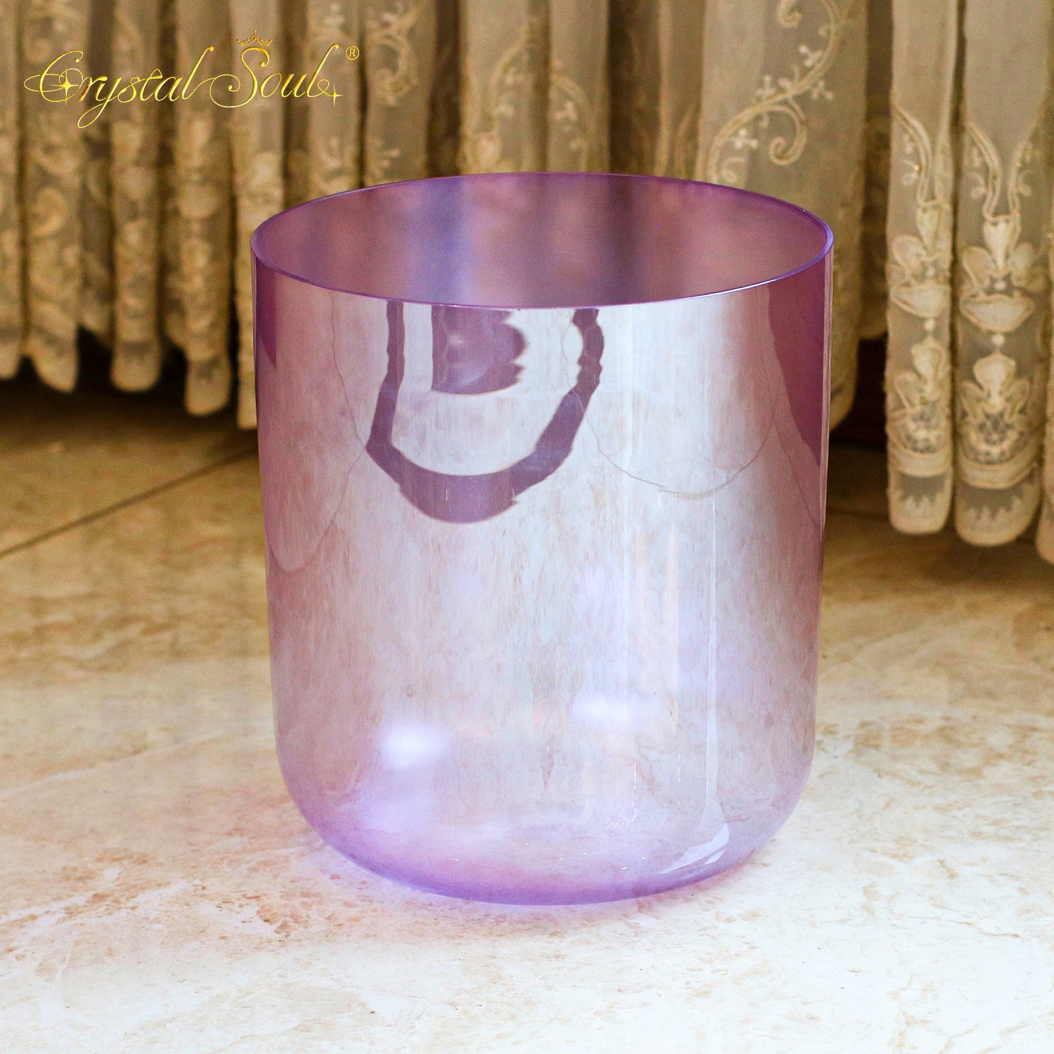 Crystal Soul Pearl Purple Alchemy Crystal Bowl
