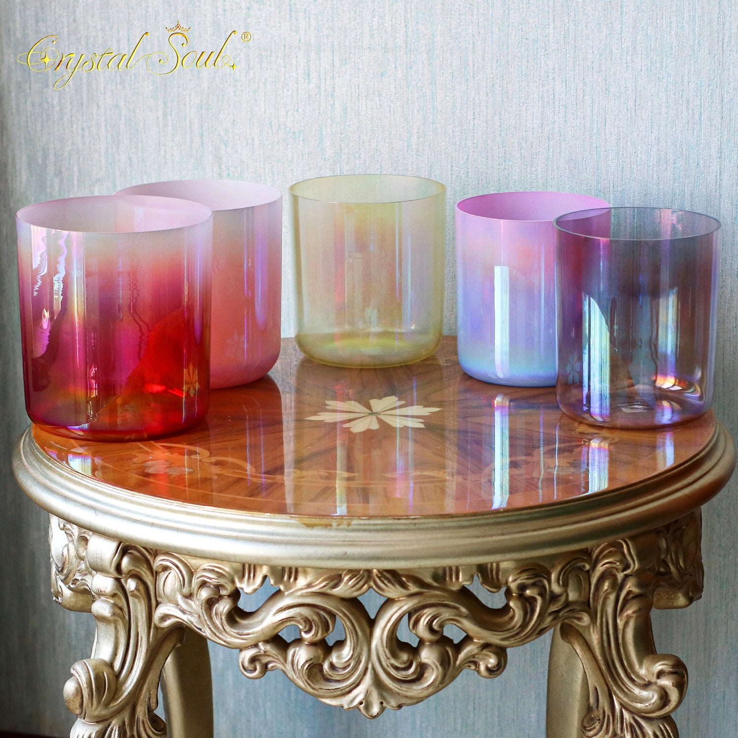 Crystal Soul Five Elements Alchemy Crystal Bowl Harmony Sound Set