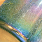 Crystal Soul Latest Cosmic Aurora Sandblasted Purple-Green Aurora Gradient Alchemy Crystal Bowl