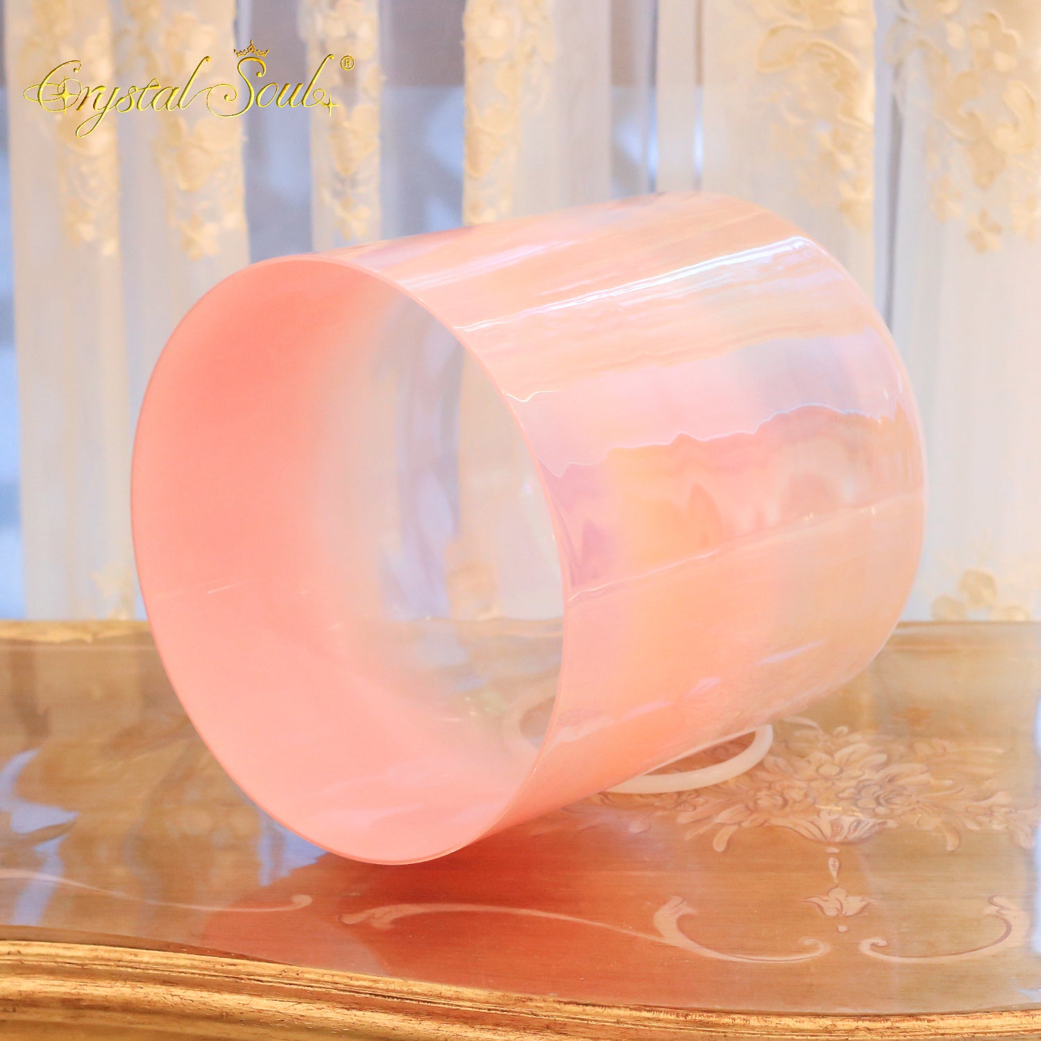 Crystal Soul Classic Gradient Pink Alchemy Crystal Bowl