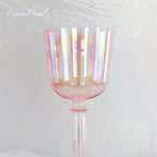 Crystal Soul Aurora Pink Double-headed Crystal Holy Chalice
