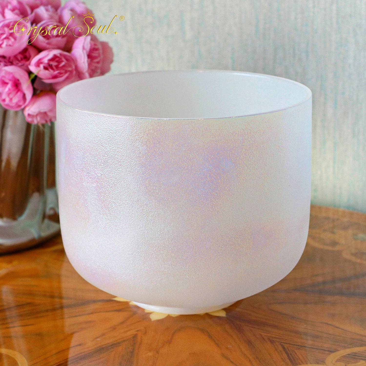 Crystal Soul Exclusive Creation  Colorful Thickened Precious Metal Gemstone Alchemy Crystal Bowl