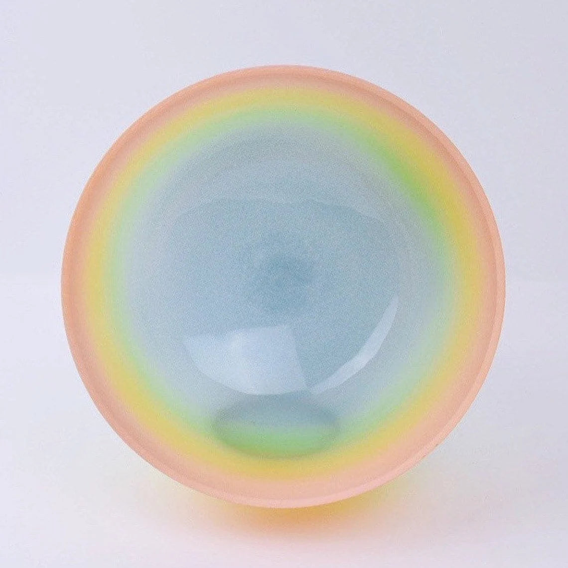 Crystal Soul Rainbow Frosted Quartz Crystal Singing Bowl