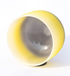 Yellow and Grey Gradient Chakra Quartz Crystal Singing Bowl