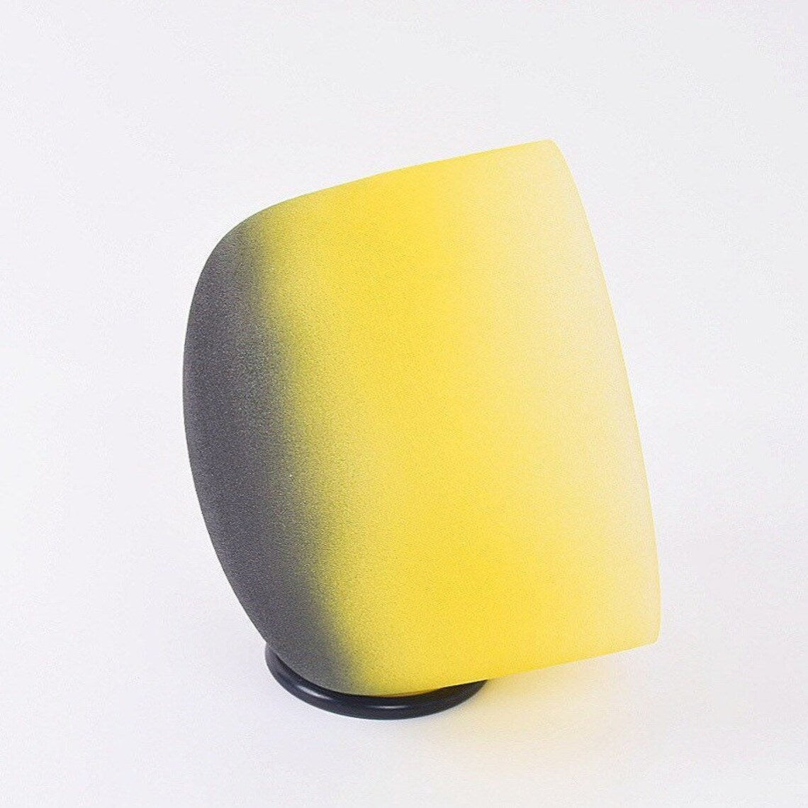 Yellow and Grey Gradient Chakra Quartz Crystal Singing Bowl