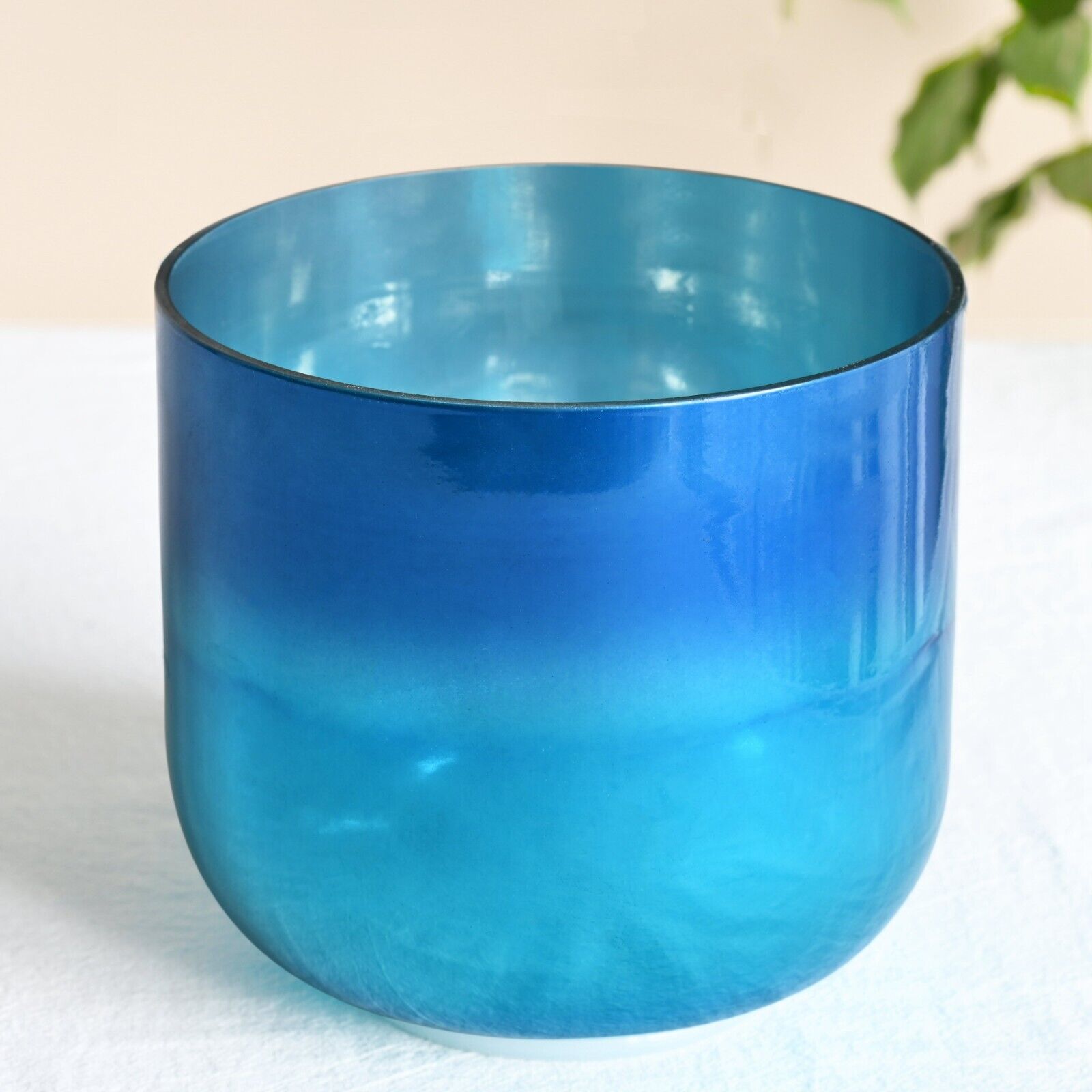 Navy Gradient Titanium Quartz Crystal Singing Bowl