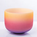 Crystal Soul Sun Rainbow Color Frosted Quartz Crystal Singing Bowl